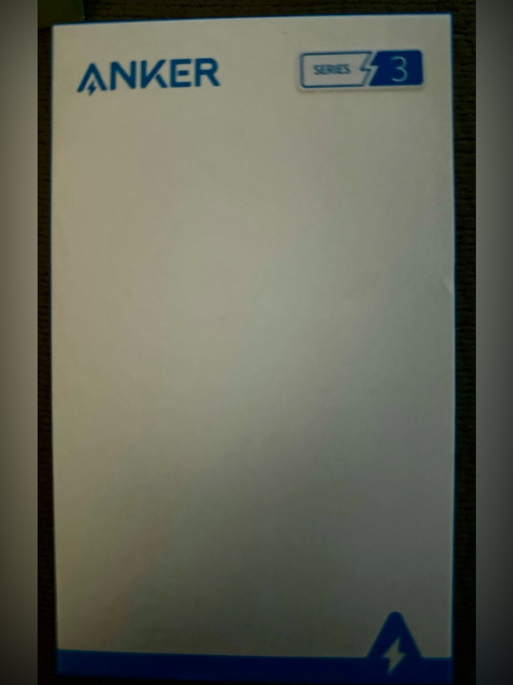 Anker White Box with Blue Logo - PowerWave Stand Packaging